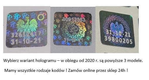 Hologramy na legitymacje kolekcjonerskie els 31-03-2022