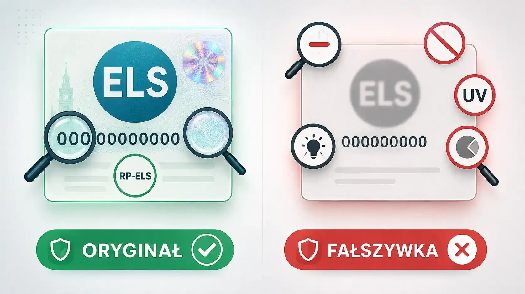 Fake naklejka na legitymację studencką – jak rozpoznać oryginalny hologram ELS