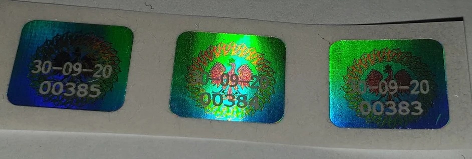 Hologram kolekcjonerski na legitymację doktorancką ELD 2020