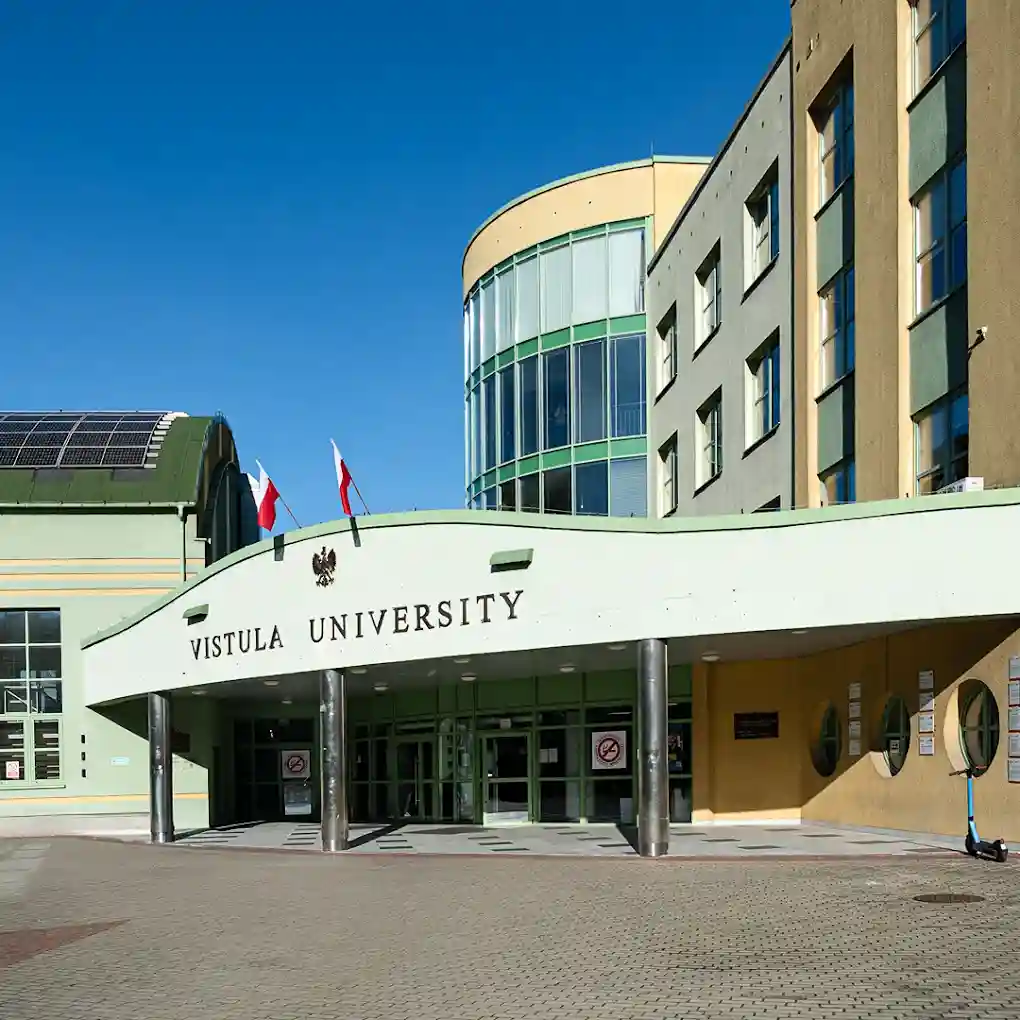 Budynek Akademii Finansów i Biznesu Vistula w Warszawie – hologramy kolekcjonerskie studenckie i doktoranckie