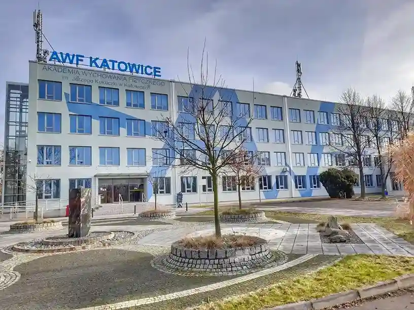 Akademia Wychowania Fizycznego w Katowicach – naklejka do legitymacji studenckiej