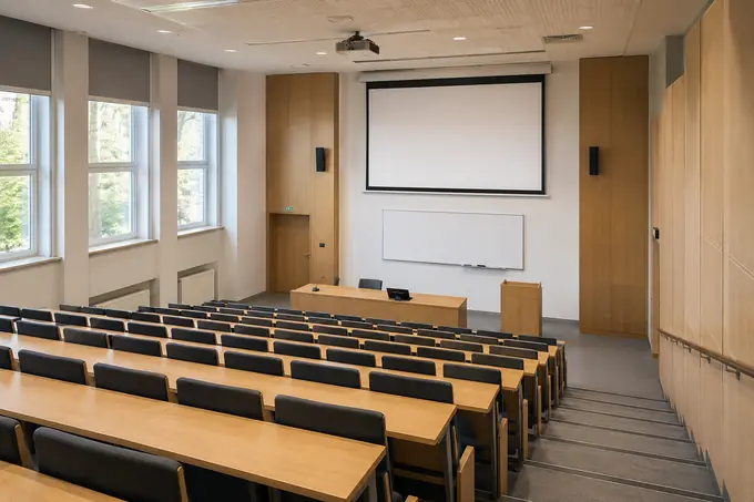 Sala wykładowa – Politechnika Koszalińska i hologramy kolekcjonerskie studenckie